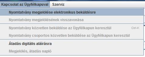 - 6 - [ELÉRHETŐ SZOLGÁLTATÁSOK] - [ELEKTRONIKUS ŰRLAPOK] Az