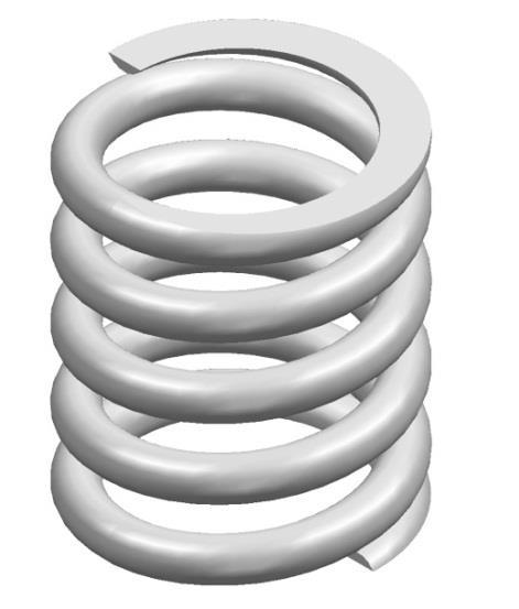 Elfordulási szög: L: rugóhossz φ = 32 T L π G d 4 G: csúsztató rugalmassági modulus Rugómunka: Rugómerevség: Csavarrugó W = 16 T2 L π G d 4 π G d4 R = 32 L A csavarrugók a legismertebb rugók.