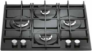 GÁZFŐZŐLAPOK GÁZFŐZŐLAPOK TQG 641 /HA(BK) EE TQG 641 /HA (CF) Kód F102063 EAN 8050147020630 Alaptulajdonságok Edzett üveg felület, fekete, 60 cm széles kivitel 4 gázégő 3 részes, stabil, öntöttvas