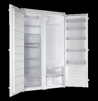ÚJ EGYAJTÓS HŰTŐ ÉS FAGYASZTÓ A Hotpoint piacra dobta új egyajtós hűtő- és fagyasztószekrényét, amelyek tökéletes párost alkotnak.