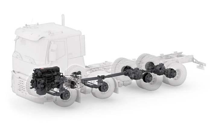 RENAULT TRUCKS_ 6 7 RENAULT TRUCKS_ 9-FÉLE TELJESÍTMÉNYT NYÚJTÓ, 3 MOTORBÓL ÁLLÓ