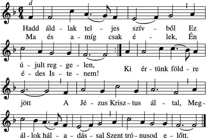 3. osztály (Kb. 3 hetente 2 ének tanítása) REGGEL 1. 93 Hadd áldlak teljes szívből 2. 101 Zengd lelkem ez új reggelt ESTE 3. 582 Itt az este 4. 113 Már nyugosznak a völgyek 5. 121 Ó, maradj vélem 6.