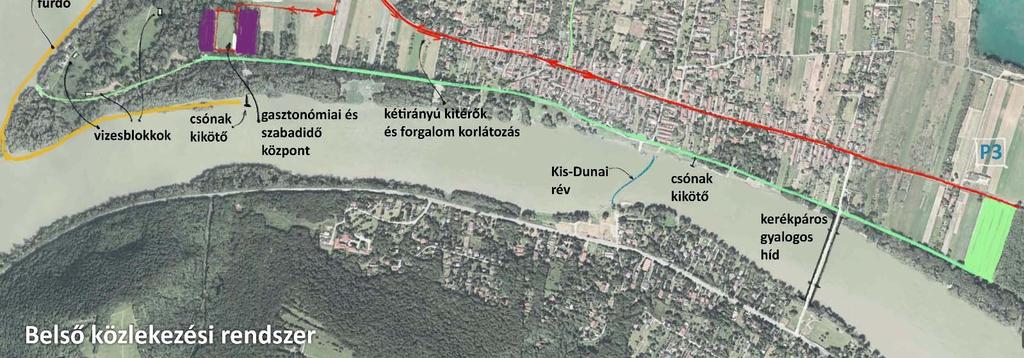 MOL BUBI, Budapest) o Eurovelo6 kerékpárúthoz való csatlakozás o Dunabogdány és Kisoroszi közötti kerékpáros hídhoz vezető kerékpáros utak megépítése o Duna parti sétány