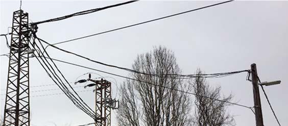 hagyományos településkép visszaállítása (elektromos áram