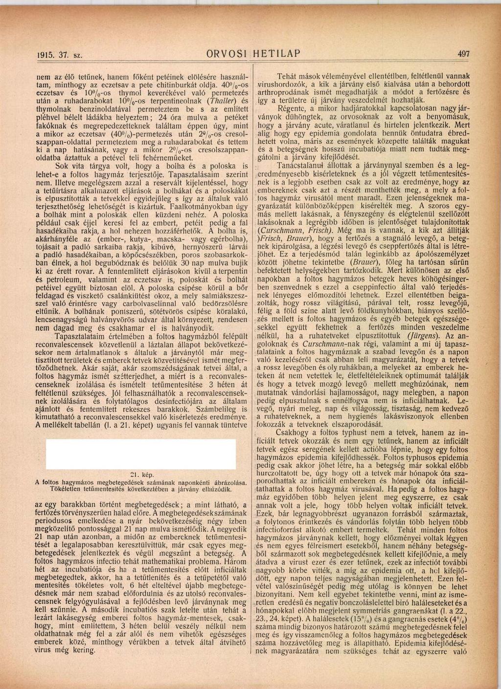 1915. 37. sz. ORVOSI HETILAP 497 nem az élő tető nek, hanem fő ként petéinek dő lésére használtam, minthogy az eczetsav a pete chitinburkát oldja.