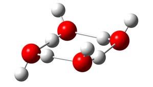melyek a 8. ábrán láthatók. zek energiái: VII = -3.5 kj/mol, VIII = -87.68 kj/mol, IX = -86.99 kj/mol, X = -86.74 kj/mol. Külön figyelmet érdemel a VII számú minimum. Az I., II. és VII.
