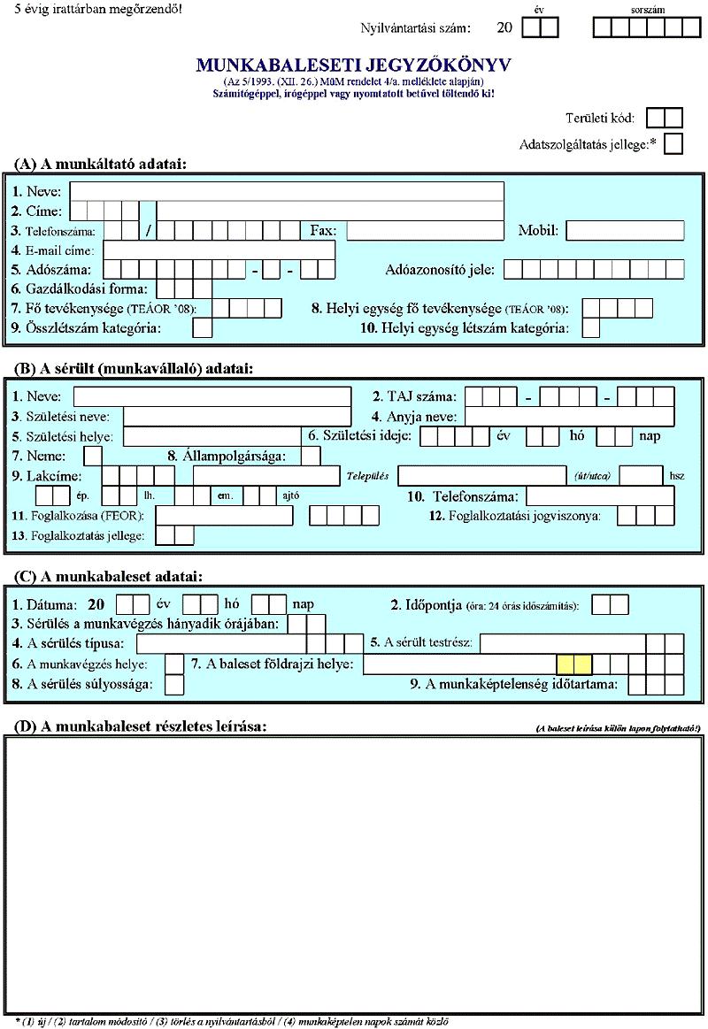 Magyar joganyagok - 5/993. (XII. 6.