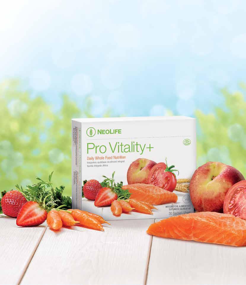 Pro Vitality Esszenciális sejttáplálás Változtassa meg életét, sejtről sejtre ÉLJEN JOBBAN Naponta kevesebb, mint 1 adag teljes őrlésű gabonát fogyasztunk.