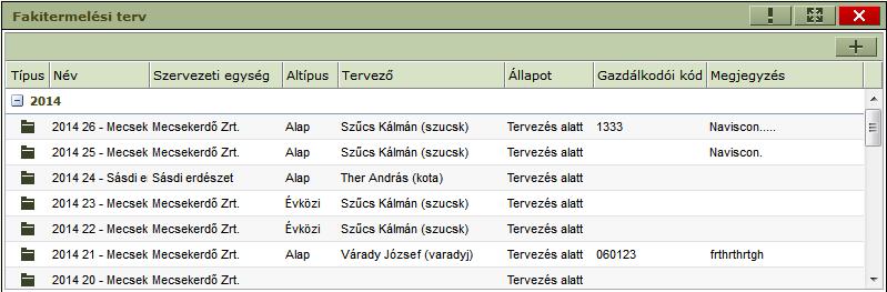 Fahasználat Fakitermelési terv ERDŐGAZDÁLKODÁS/FAHASZNÁLAT/FAKITERMELÉSI TERV/BESOROLÁS A fakitermelési terv összeállítását alapvetően két módon lehet megközelíteni.