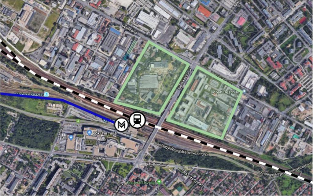 munkahely létesítése Budapest egyik fejlődő térsége,