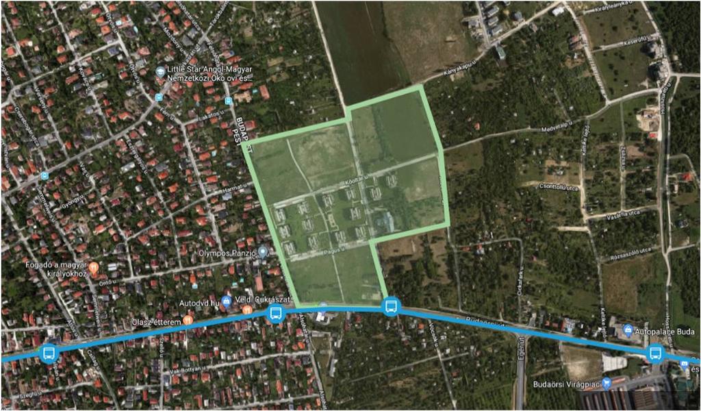közigazgatási határ mentén Kevés közlekedési