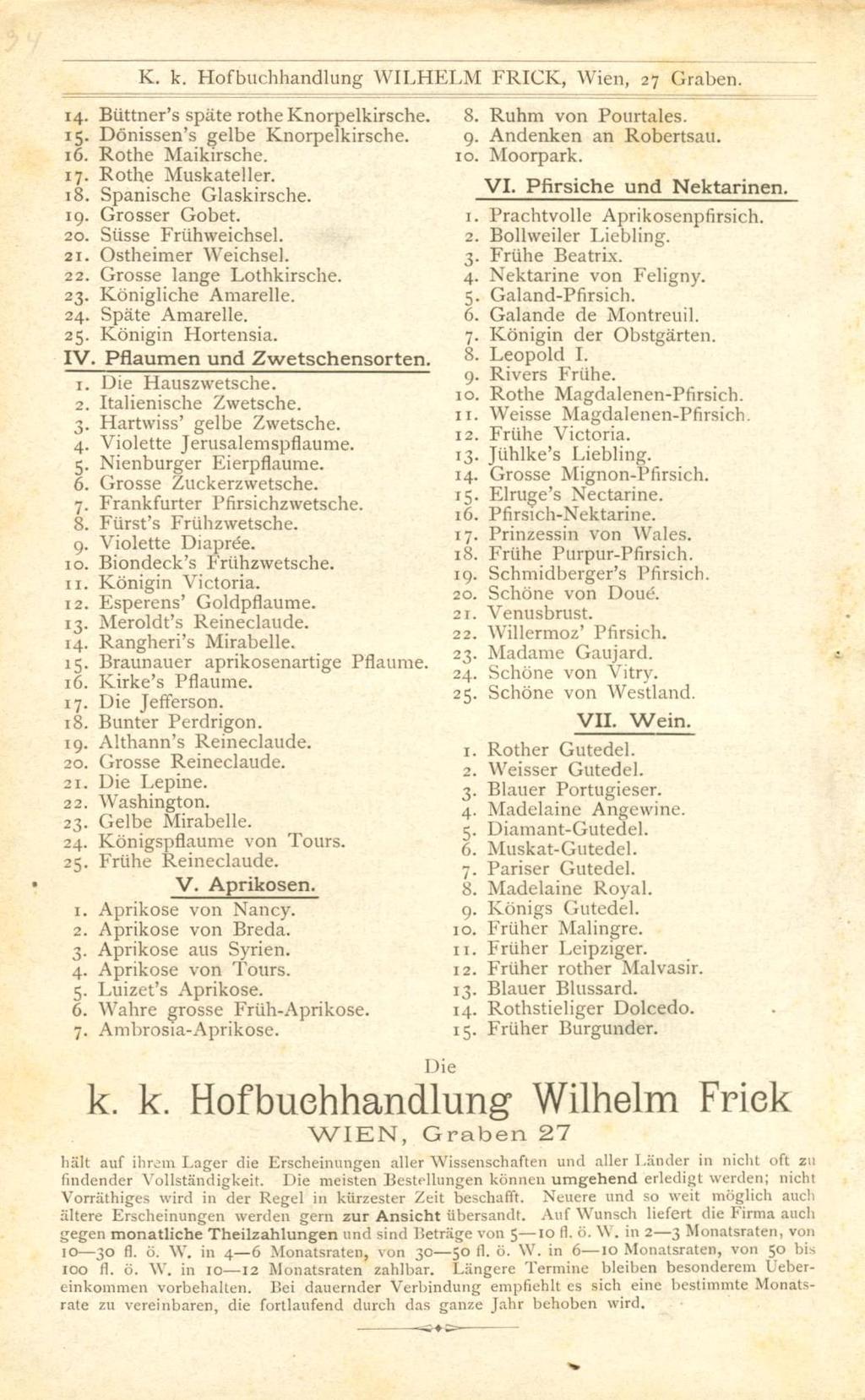KÉPEK A Wilhelm Frick bécsi cs. és kir.