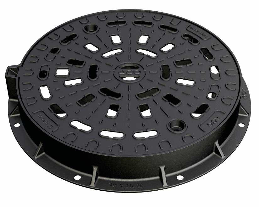 Fedlapok D400 Tiszta nyílásméret 605 mm Fedlap tányér CityTop S Fix kerettel Fedlap tányér CityTop S Fix kerettel Termék információ # MSZ EN 124-2 ACO Termékelőnyök # szellőző nyílásokkal: 520 cm²