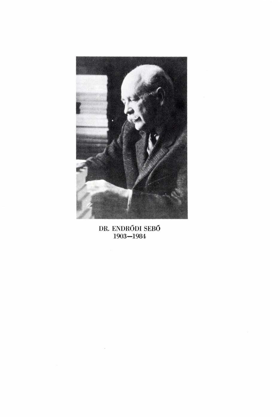 DR. ENDRŐDI