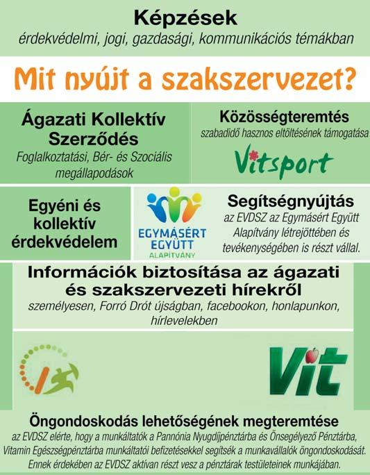 tagunkat, hogy 2019. januárban kérje matricáját a helyi szakszervezeti irodában!