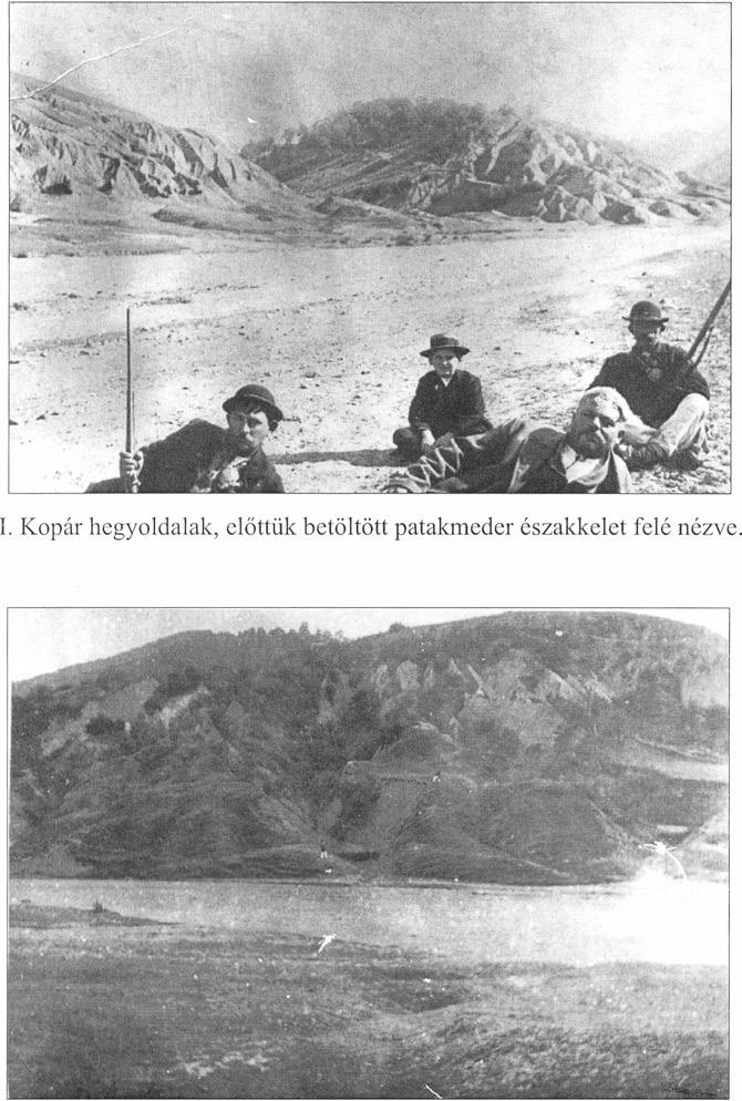 Kopárok és kopárerdősítések Felsőpián (Szeben megye) községben