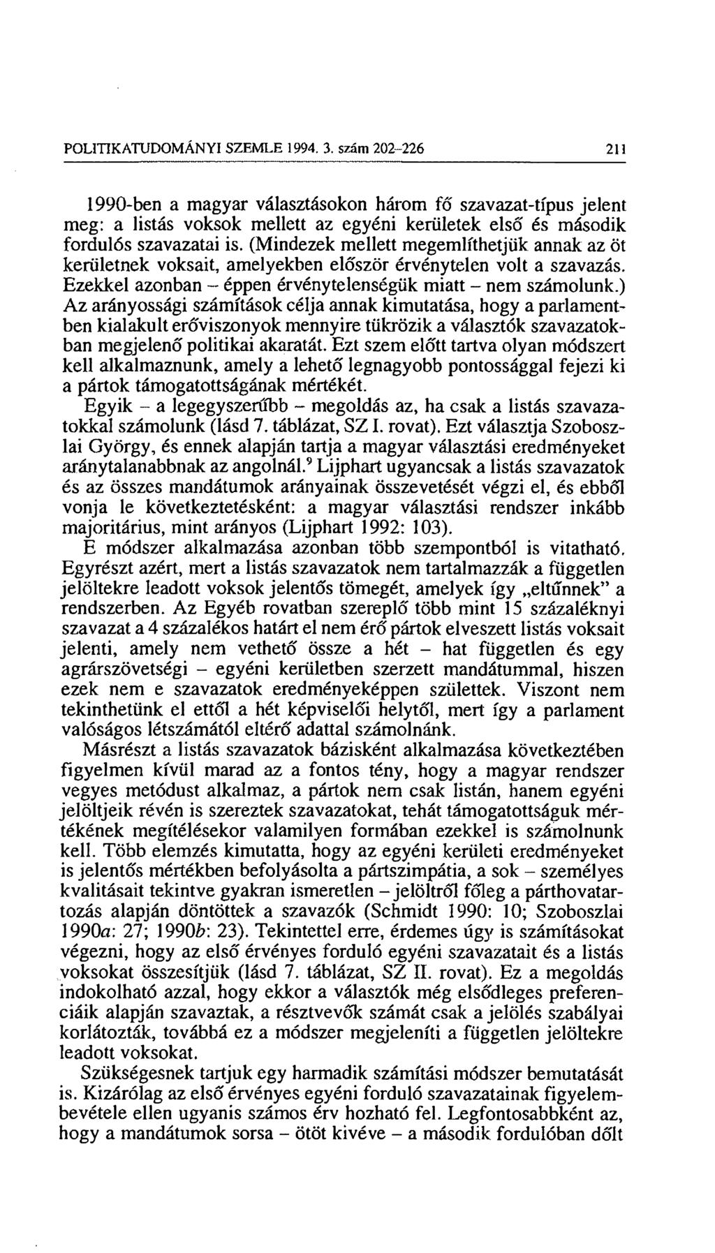 POLITIKATUDOMÁNYI SZEMLE 1994. 3.