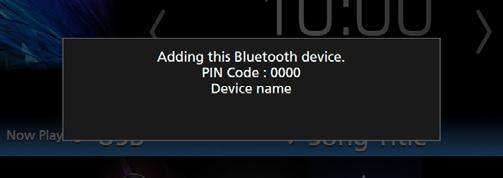 Bluetooth alapú vezérlés Regisztrálja a Bluetootheszközt A bluetooth funkció használata előtt a bluetooth-os zenelejátszót vagy mobiltelefont regisztrálni kell.