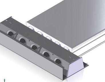 D-típusú Deltabeam DR-típusú Deltabeam közbenső gerendaként. peremtartóként, ha keskeny gerenda szükséges.