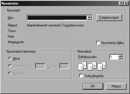 2 Alapvető nyomtatás Ez a fejezet mutatja be a nyomtatási opciókat és a leggyakoribb nyomtatási feladatokat a Windowson belül.