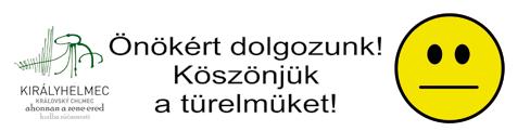 Az év folyamán a gazdasági műszaki ellátó és szolgáltató osztály munkatársai folyamatosan kátyúznak a város útjain az ún.
