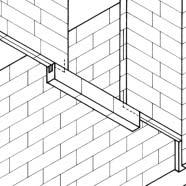 20 Nyilásáthidalások Pvá válaszfaláthidalók A válaszfalakba beépítésre ajánlott áthidalók alaptípusa (1300 x 200 x falvastagság) 90 cm-es falnyílás áthidalására készül.