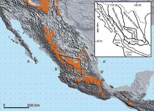 Allotoca Mesa Central projekt A mexikói felföld, vagy másik elnevezésén Mesa Central egy nagyjából 250 000 km 2 -es térség, mely az előzőekben ismertetett esőerdőhöz hasonlóan egy