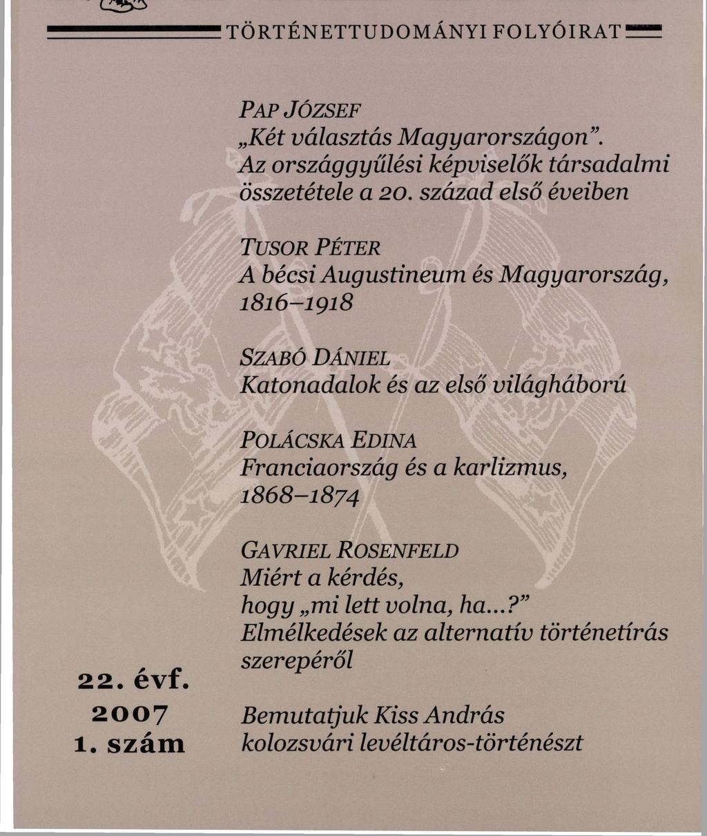 f AETAS - T Ö R T É N E T T U D O M Á N Y I FOLYÓIRAT!