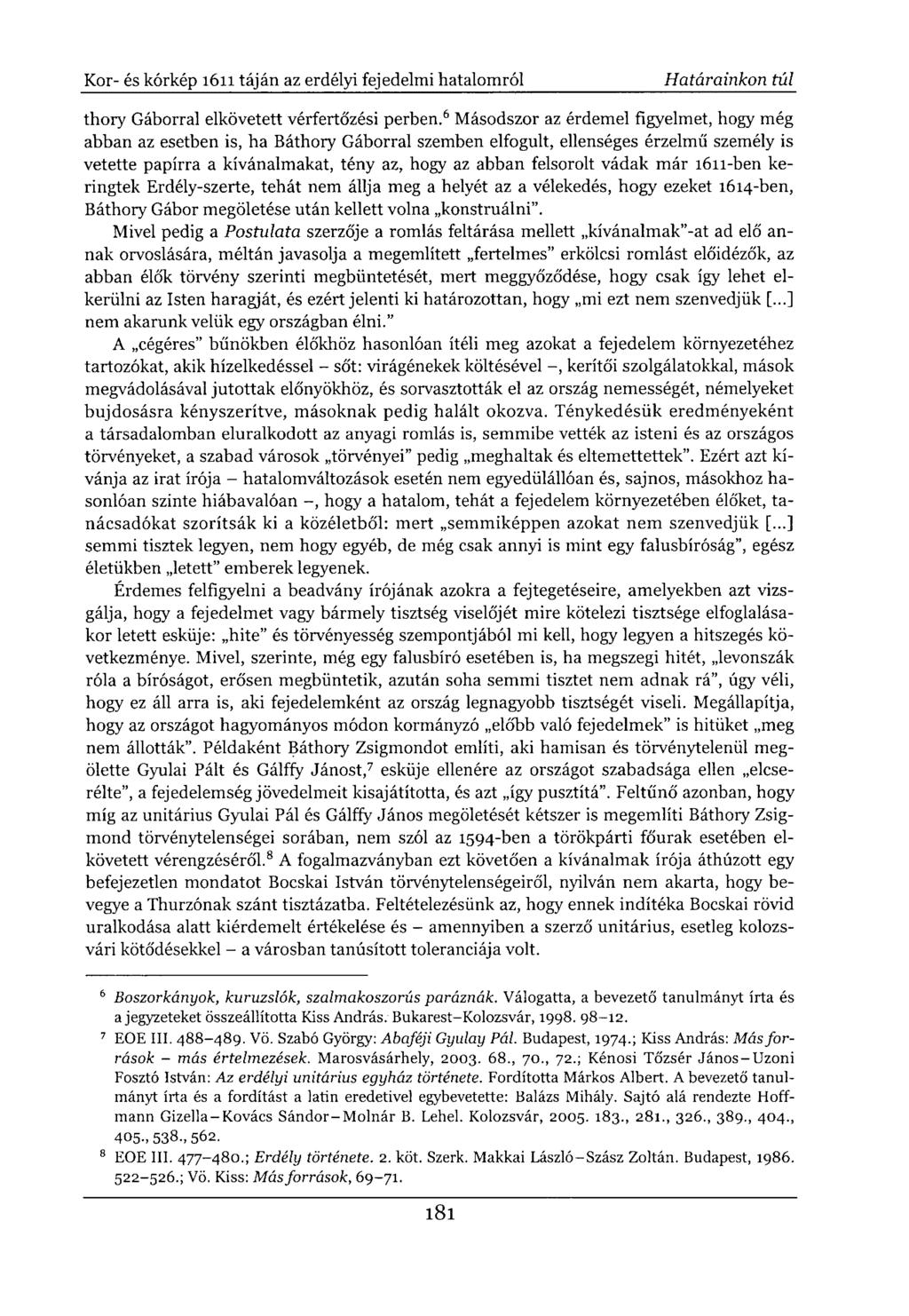 thory Gáborral elkövetett vérfertőzési perben.