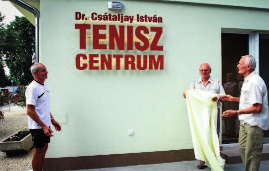 Az elnök a továbbiakban köszönetet mondott mindazoknak, akiknek tulajdoníthatóan néhány hónap alatt felépült a létesítmény.