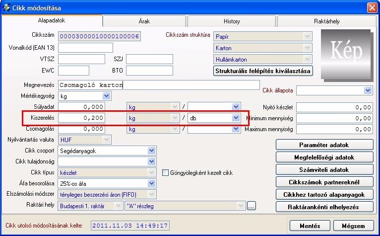 Szállítói rendelés készítésénél, amennyiben az adatgyűjtőnél a Vevő rendelés alapján lehetőséget választjuk ki, akkor a program automatikusan beemeli a rendelésben lévő cikkeket, valamint plusz