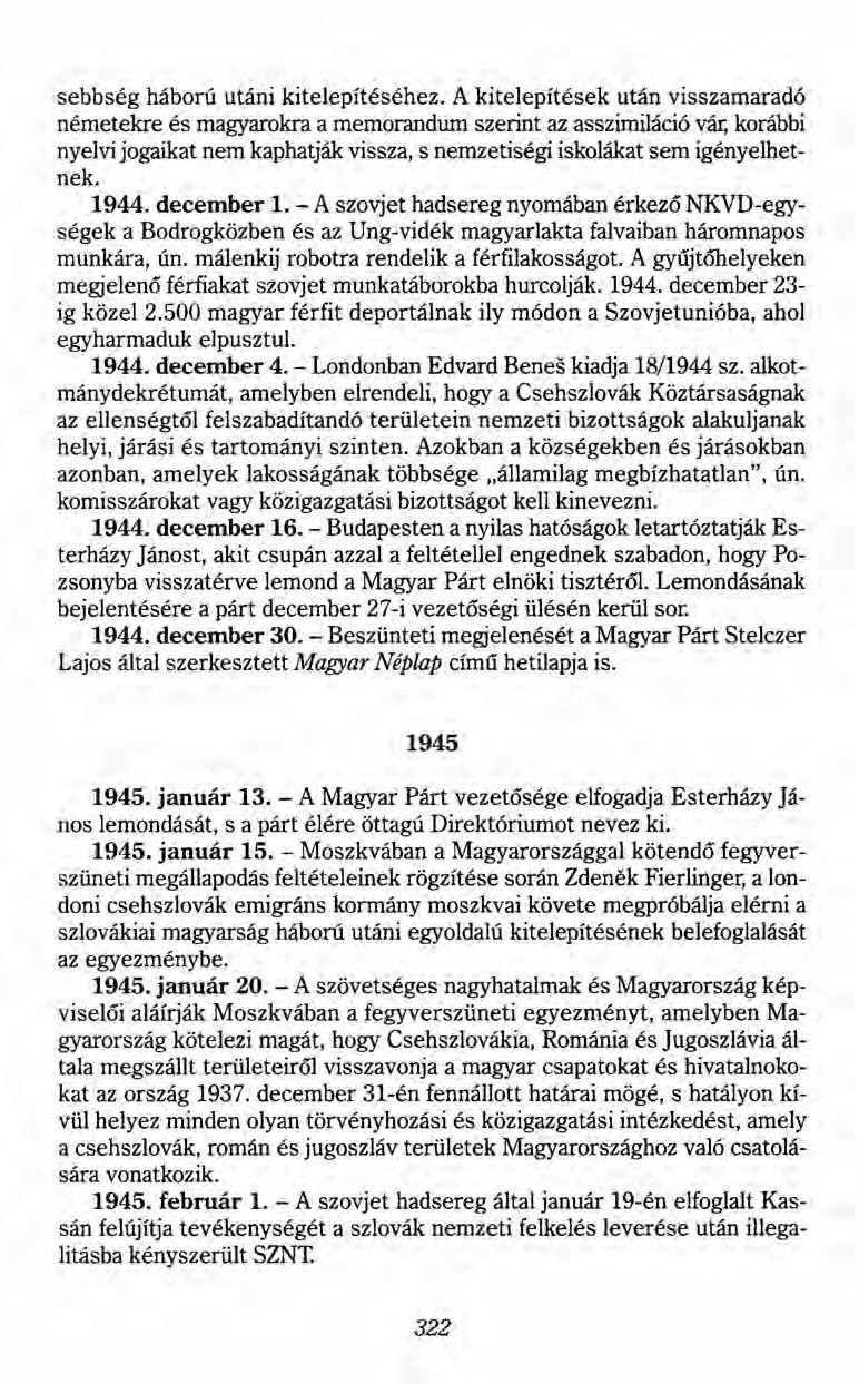 sebbség háború utáni kitelepítéséhez.