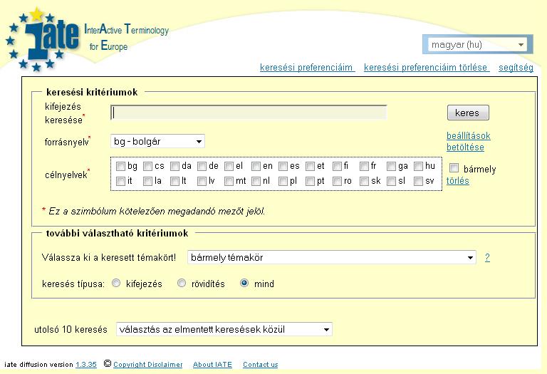 Terminológiakezelők (2) iate.