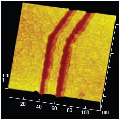 Tóvári Endre: Grafén nanoszalagok előállítása OTDK 2011 5 Grafén nanoszalagok készítése STM-litográfia(STL)