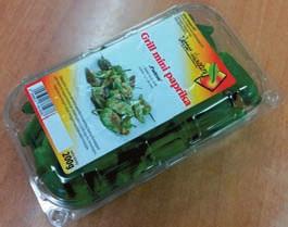 Kaliforniai paprika tricolor
