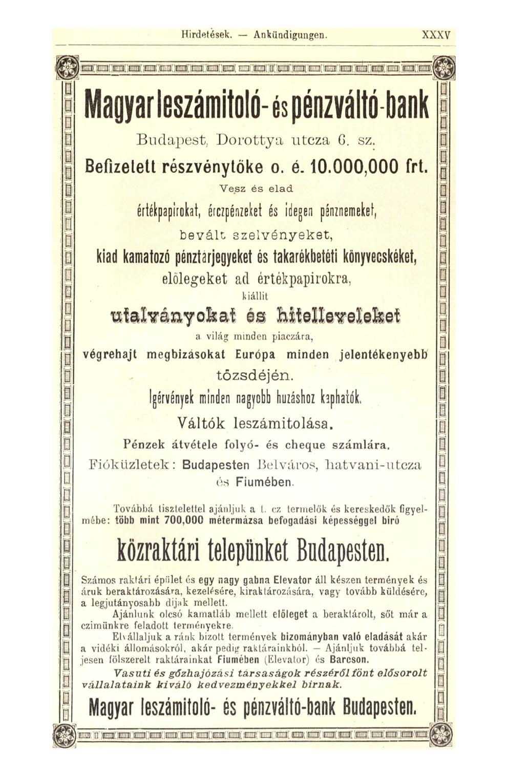 Hirdetések. Ankündigungen. XXXV EH( jor:eh(;eh!i: ;EH3( )Eii3í ÍHI3( ]KHI( )EZEI( )EO( EIT )En(M ipiqfttufl )MI( teif )rar( )inn( )Fm( mni.