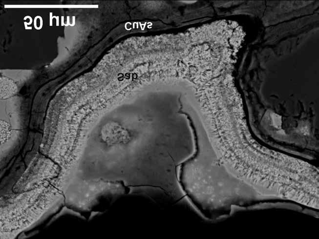 48 FEHÉR Béla et al.: Mineralogical mosaics from the Carpathian Pannonian region 3 agate mortar under acetone and loaded on low-background (Si crystal) sample holders.