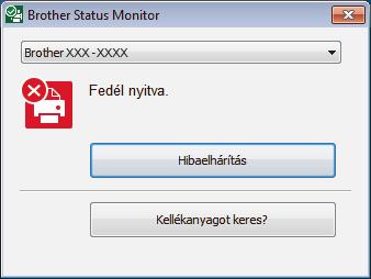 B Hibakeresés Ez a fejezet mutatja be a Brother készülék használata során előforduló esetleges problémák megoldását.
