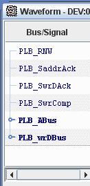 A PLB busz jelek importálása Filemenü Import Select New File