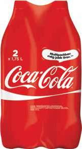 449 Ft 2x1,75 l, 165 Ft/l 579 Ft CAPPY ICE FRUIT 1-1,5 l, 299-199 Ft/l 339 Ft -40 Ft 299 Ft LIPTON ICE TEA 1,5 l, 166 Ft/l 319 Ft -70 Ft 249 Ft NESTEA 1,5 l, 213 Ft/l 379 Ft -60 Ft 319 Ft BOMBA!