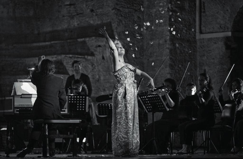 Joyce DiDonato és az Il Pomo d Oro a Hagia Eirene bazilika színpadán.