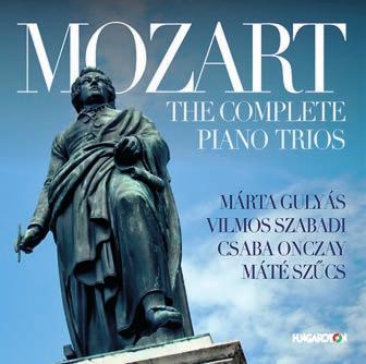 Hungaroton HCD 32825-27 (3 CD) BMC Records BMC CD 274 Mozart összes zongorás triója Gulyás Márta (zongora), Szabadi Vilmos (hegedű), Onczay Csaba (cselló), Szűcs Máté (brácsa) A kamarazene és Mozart