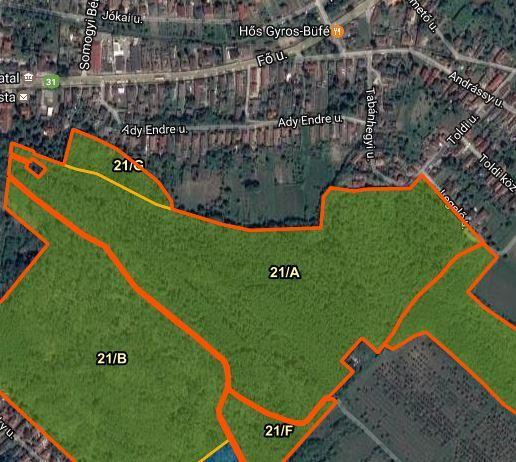 alkalmazott, továbbá ott megállapított egyéb térségi övezeteket tényleges kiterjedésüknek megfelelően kell lehatárolni.