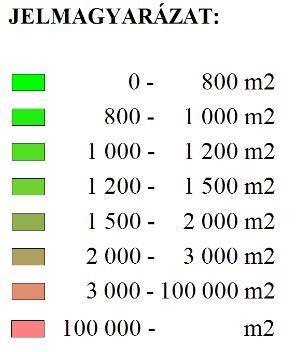 tervezési terület és szomszédos telkei