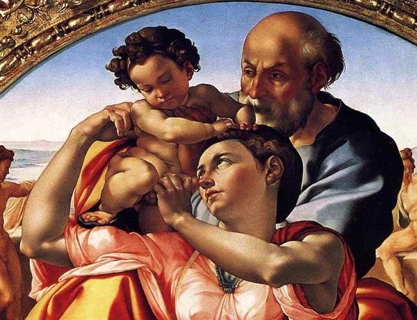 Michelangelo festészete: szobrászi gondolkodásmód emberi alakok