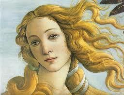 Sandro Botticelli: Vénusz születése 1485, Firenze, Uffizi Mediciek megbízásából Vénusz szépség és szerelem istennője