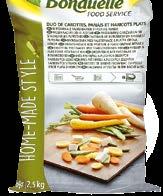 zöldségkeverék(hullámos s.répakorong, zöldbab, zöldborsó, karfiol) Bonduelle Karfiol minute (35-55 mm), KE Indonéz Wok keveré k(s.répahasáb, szójabab, héjas z.