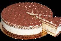torta(klasszikus amerikai desszerkülönlegesség, meggydarabokkal megbolondítva) 16 szelet Szilvanilla torta(könnyű kevert tészta