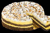 töltött képviselőfánkok tejcsokoládé krémmel vastagon borítva) 2x550 g 18% 2x550 g 18% Paleo Csokoládé torta 12 szeletes, 1100 g