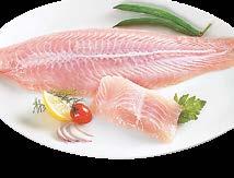 Tilápiafilé, 25-30% glazúr, 5 kg Fogasfilé, 10% glazúr 300-500 g, ömlesztett 5kg 5% Akció
